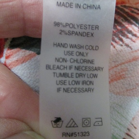 Chaus top peachy color 3/4 length sleeve V neck like new blouse size XXL - Picture 3 of 8